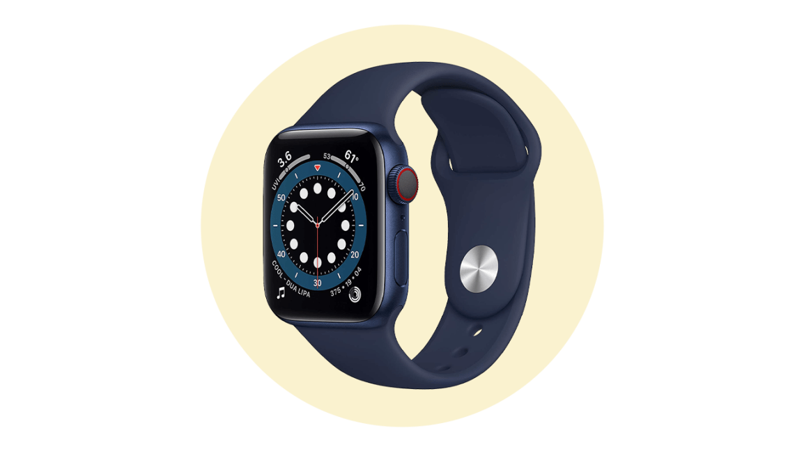 Apple Watch 6 Series running watch