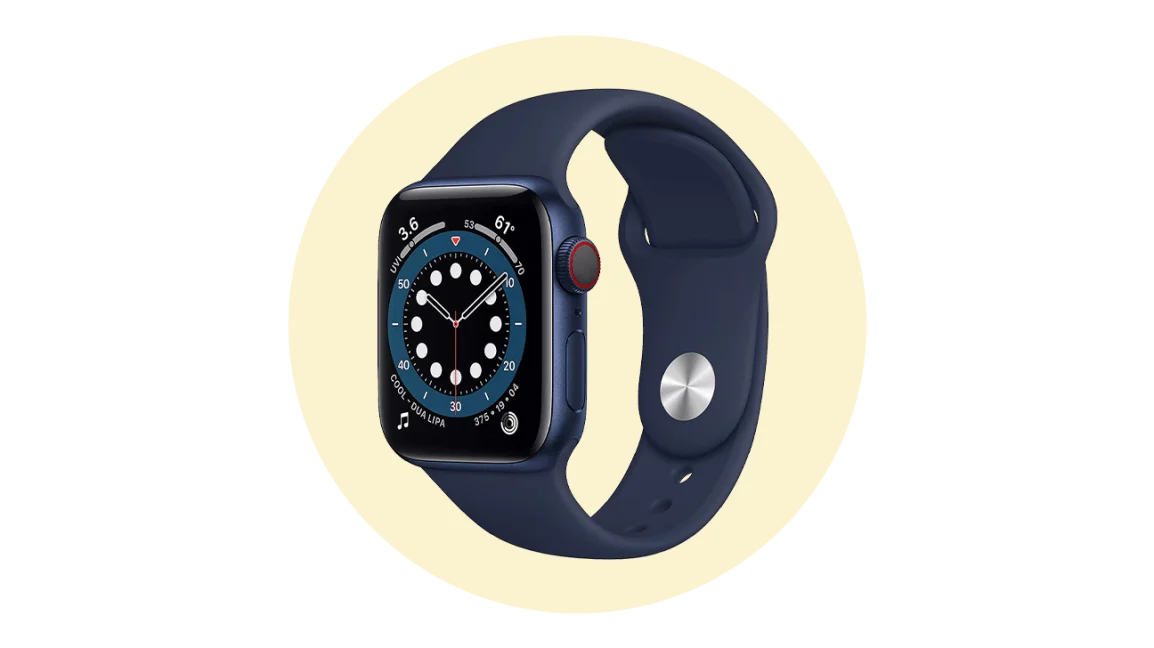 Apple Watch 6 Series running watch